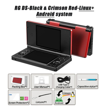 Anbernic RG DS Dual Screen Retro Gaming Console – Android 14