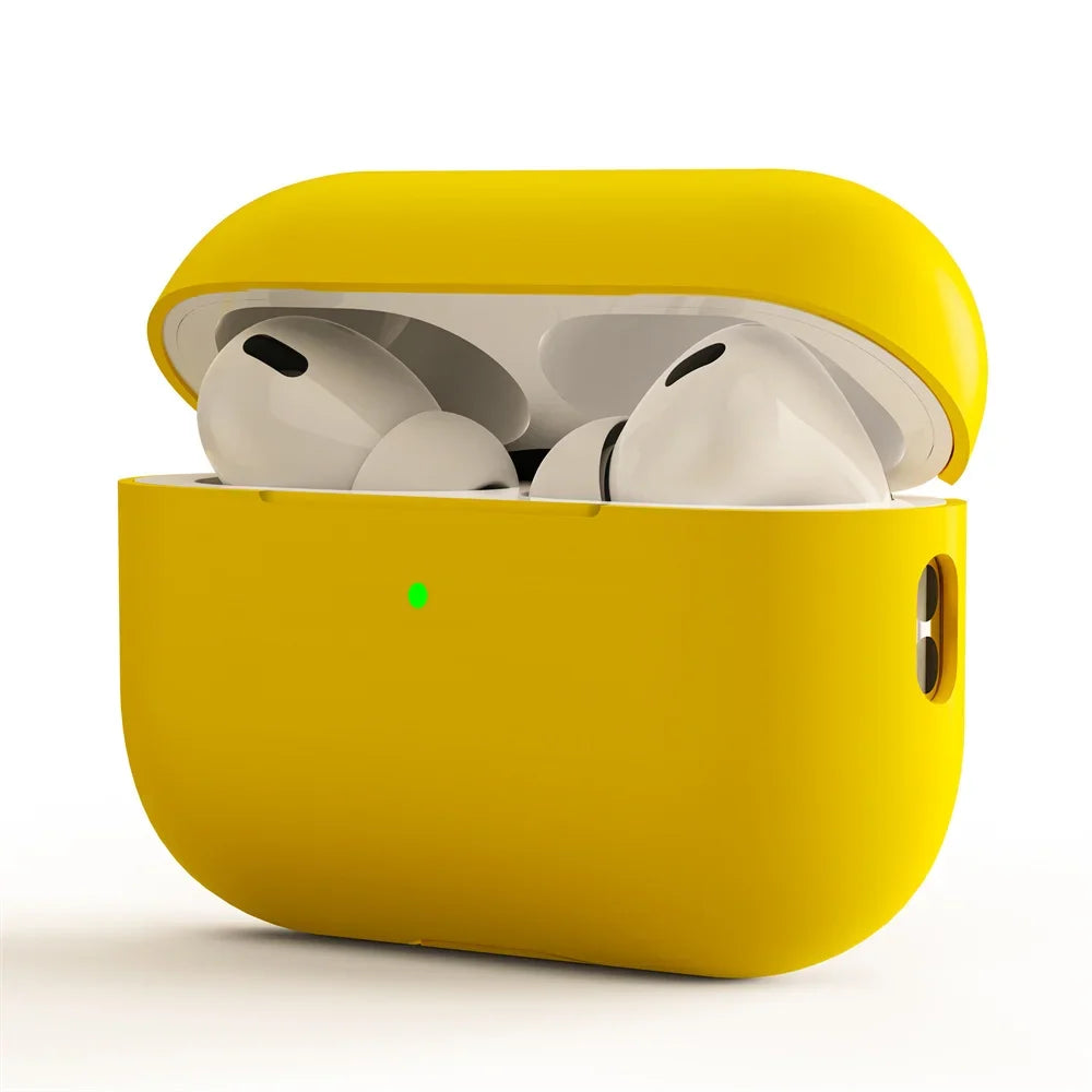 Ultra-Thin Silicone AirPods Case – Slim Matte Protective Cover