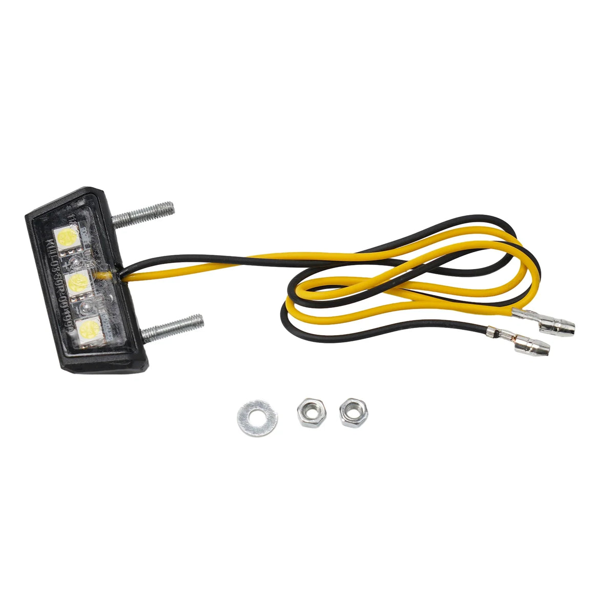 Motorcycle LED License Plate Light – Mini Universal 12V Rear Lamp
