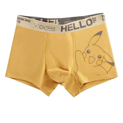 Pokémon Boxer Briefs for Men – Anime Character Underwear