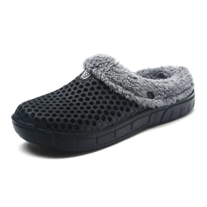 Fleece-Lined Clogs Slip-On Shoes for Men and Women