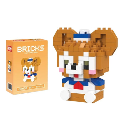 Cartoon Character Mini Building Blocks Set – DIY Brick Figures