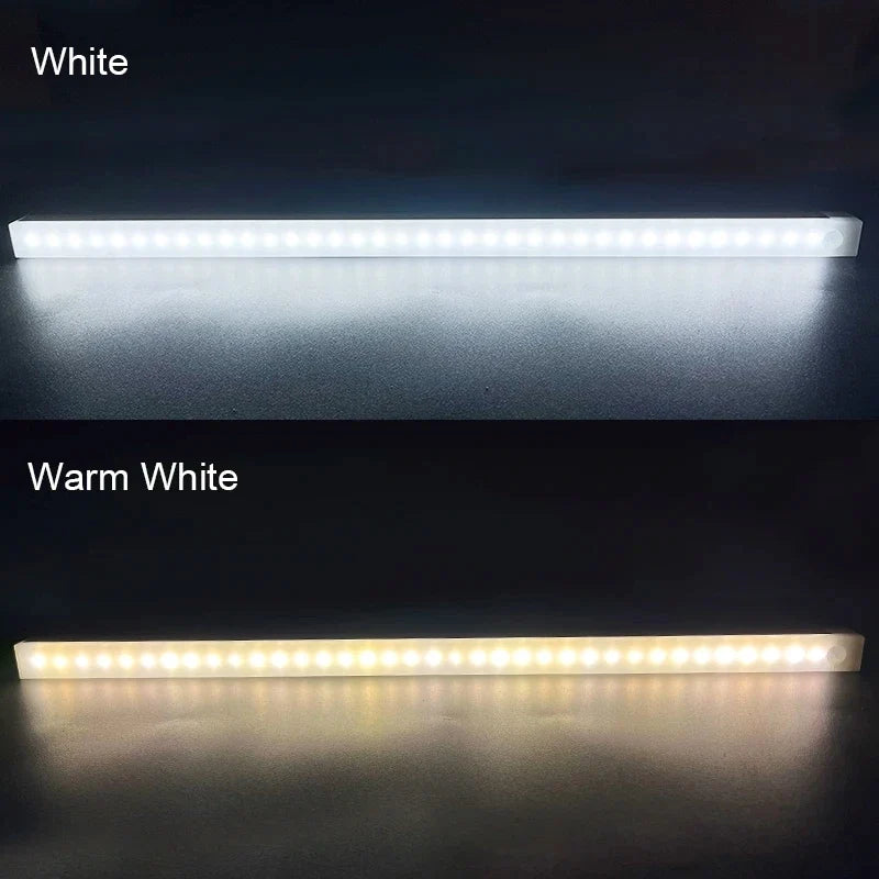 Motion Sensor LED Night Light – USB-C Rechargeable Cabinet Light