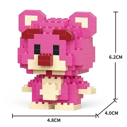 Disney Mini Building Blocks Figure – Mickey Minnie Princess Brick Toy