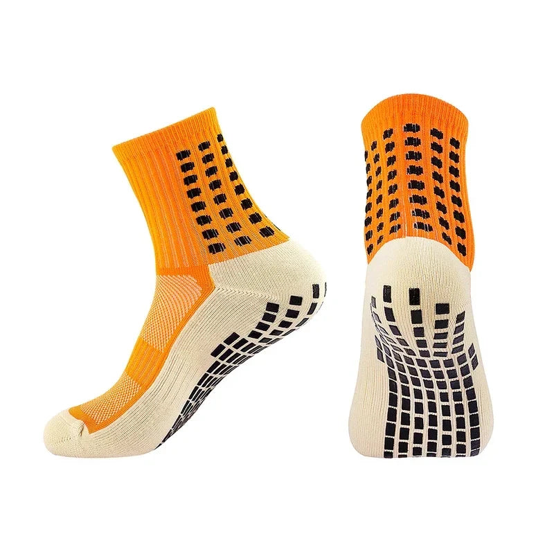 MagiMobo Men's Non Slip Grip Football Socks