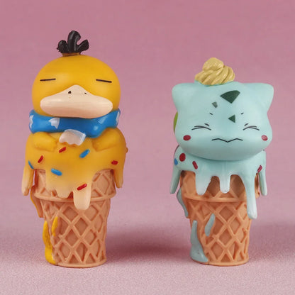 Pokémon Ice Cream Cone PVC Figures – Set of 8 Collectibles