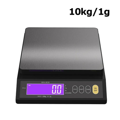 Digital Kitchen Scale – Waterproof Stainless Steel, LCD Display