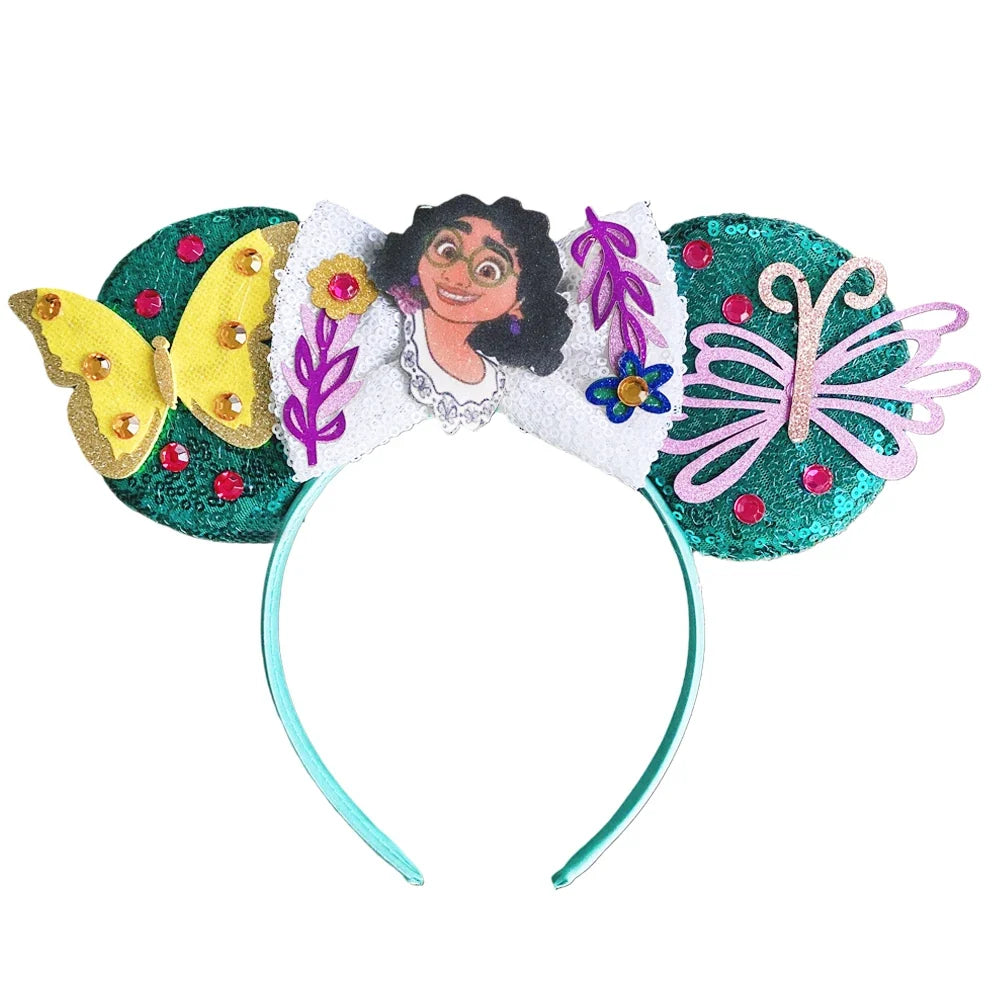 Disney Mouse Ear Headband Sequin Bow for Girls Adults Halloween Party