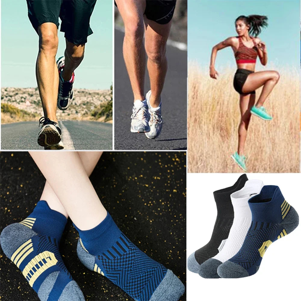 3 Pairs Quick Dry Non Slip Sports Socks