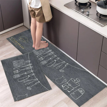 Non-Slip Kitchen Floor Mat – Soft Washable Rug for Kitchen, Bedroom & Hallway