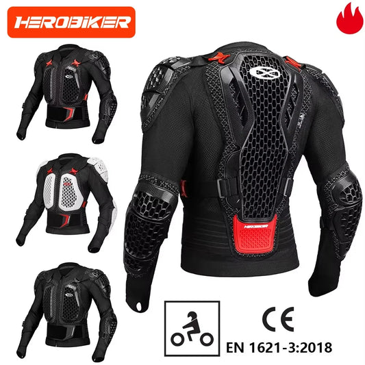 Motocross Armor Jacket – Full Body Motorcycle Protection Gear
