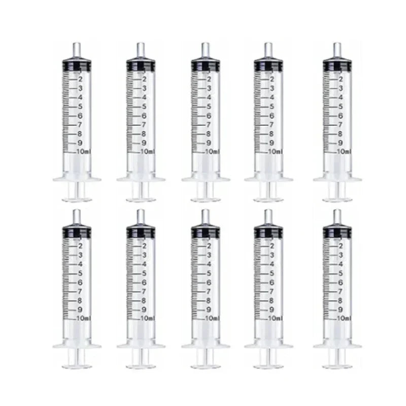 Plastic Measuring Syringes – Reusable 1ml–10ml for Hydroponics & Kitchen