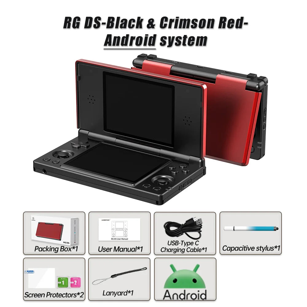 Anbernic RG DS Dual Screen Retro Gaming Console – Android 14