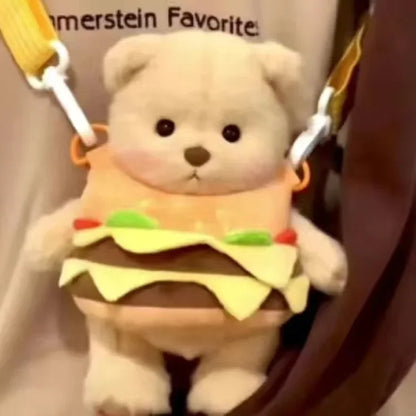 Dress-Up Teddy Bear Plush Toy with Changeable Outfits – Cute Stuffed Animal Doll