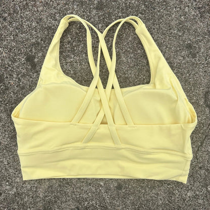 Women's Padded Cross-Back Sports Bra – High Support Activewear