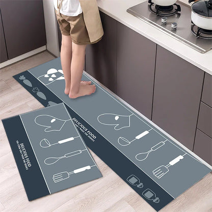 Non-Slip Kitchen Floor Mat – Soft Washable Rug for Kitchen, Bedroom & Hallway