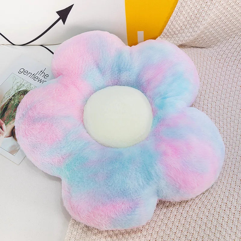 Flower Shape Plush Floor Cushion – Soft Seat Pad