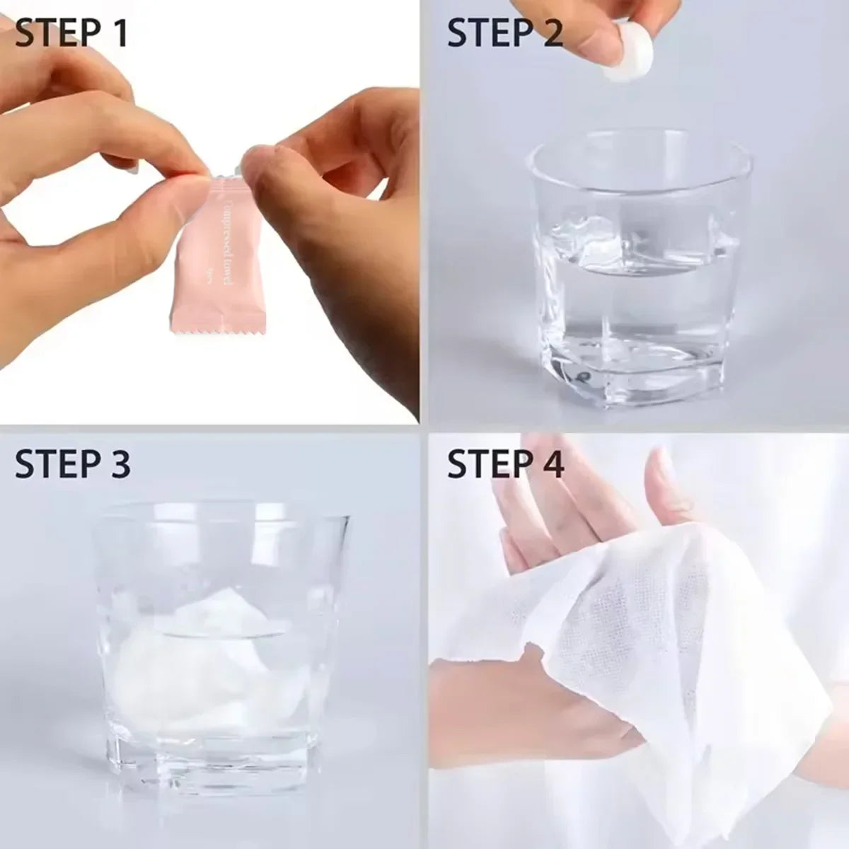 Disposable Compressed Towels – Camping & Travel (10/20/50/100pcs)