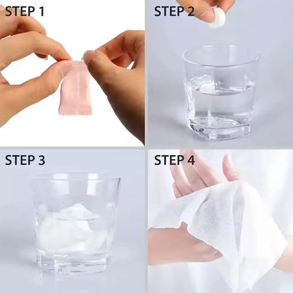 Disposable Compressed Towels – Camping & Travel (10/20/50/100pcs)