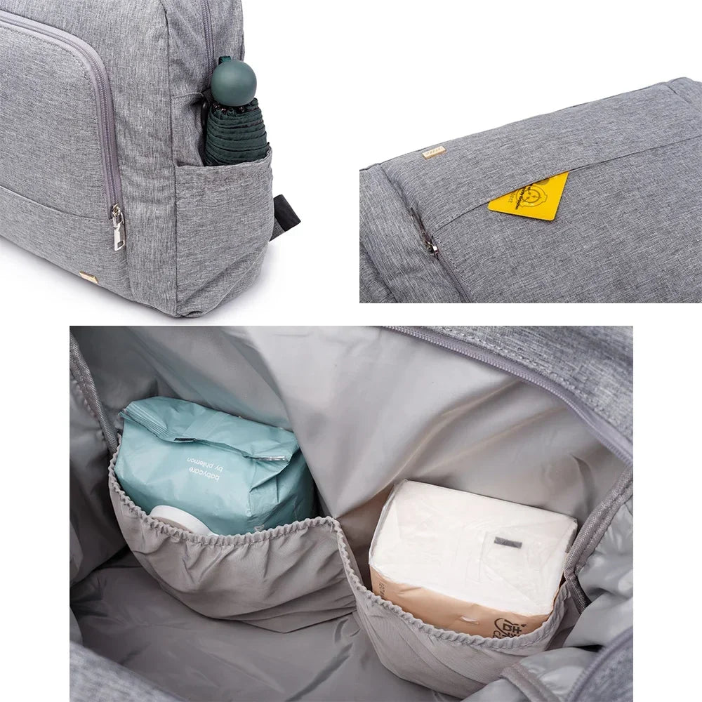 Diaper Bag Backpack Waterproof Multi-Functional Nursing Bag