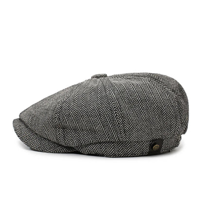Newsboy Cap – Unisex Retro Cotton Beret for Travel & Casual Wear