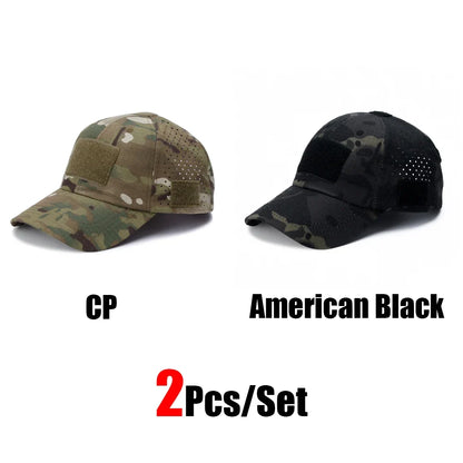 Tactical Baseball Cap with Velcro Patch – Breathable Adjustable Hat