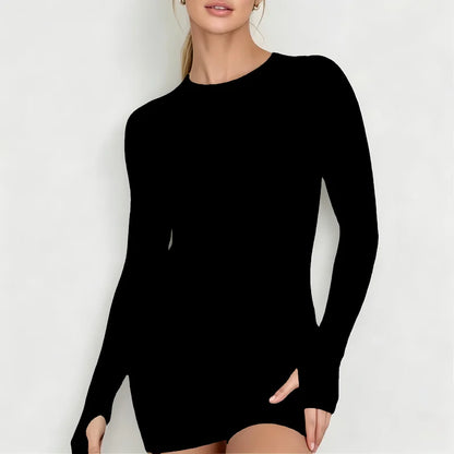Women's Backless Long Sleeve Yoga Jumpsuit – Quick Dry