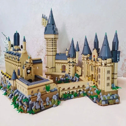 Magic Castle Micro Bricks Architecture Model – 6369pcs Medieval School Palace Build