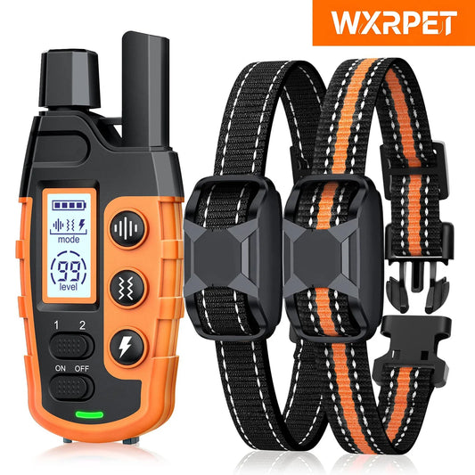 3300ft Electric Dog Training Collar Remote Control Waterproof Pet Behaviorfor 5-120lbs Puppy Shock