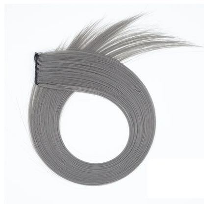 22-Inch Clip-In Synthetic Hair Extensions – Rainbow Colors