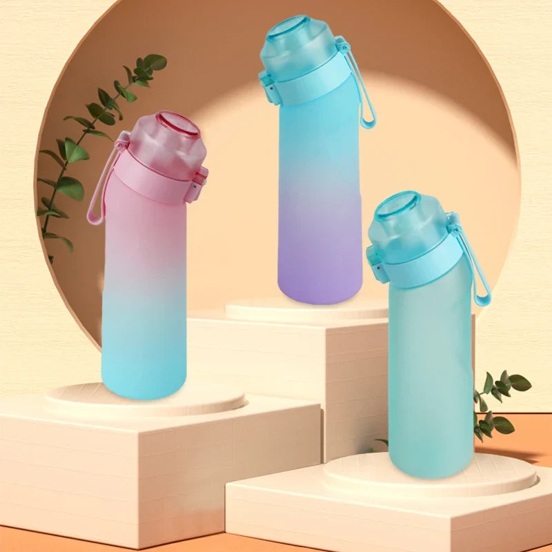 Air Flavored Water Bottle with Straw and Halloween Gift Bag