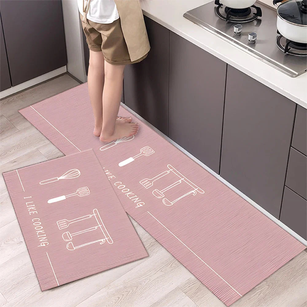 Non-Slip Kitchen Floor Mat – Soft Washable Rug for Kitchen, Bedroom & Hallway