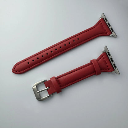 Slim Leather Band for Apple Watch, 40–49mm, Women’s Style