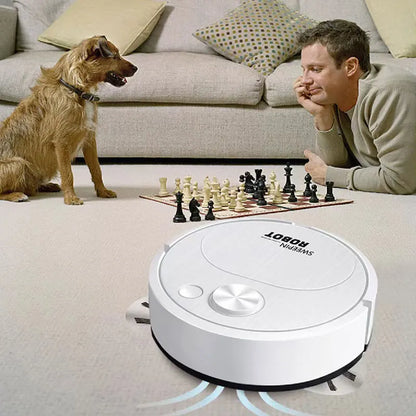 3 in 1 USB Robot Vacuum Cleaner with 1500Pa Suction