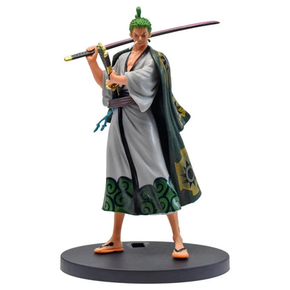 18CM One Piece Luffy Zoro Chopper Nami PVC Action Figures