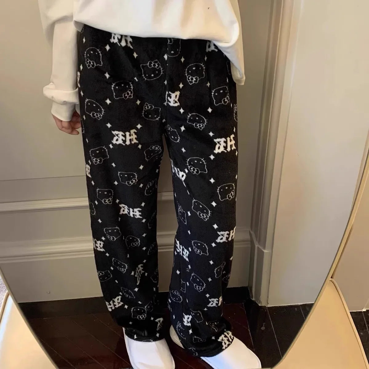 Hello Kitty Flannel Pajama Pants for Women