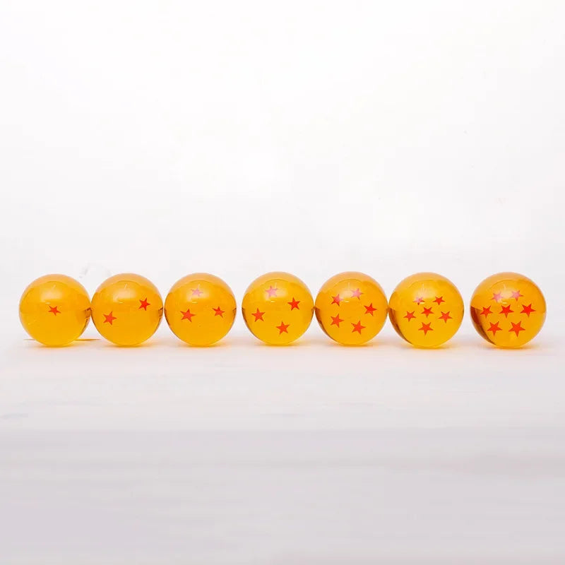 Dragon Ball 7-Piece Crystal Ball Set, 3.5cm Collection Model
