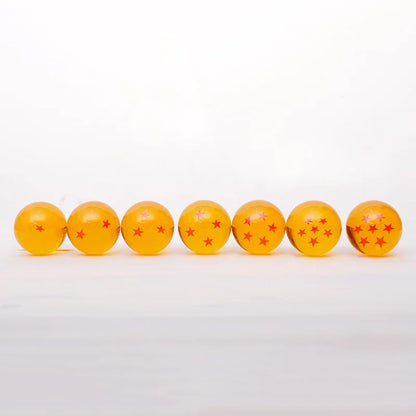 Dragon Ball 7-Piece Crystal Ball Set, 3.5cm Collection Model