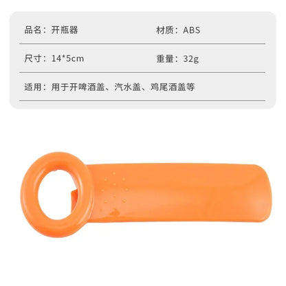 Portable Bottle Opener – Non-Slip Ergonomic Cap Remover for Beer & Soda
