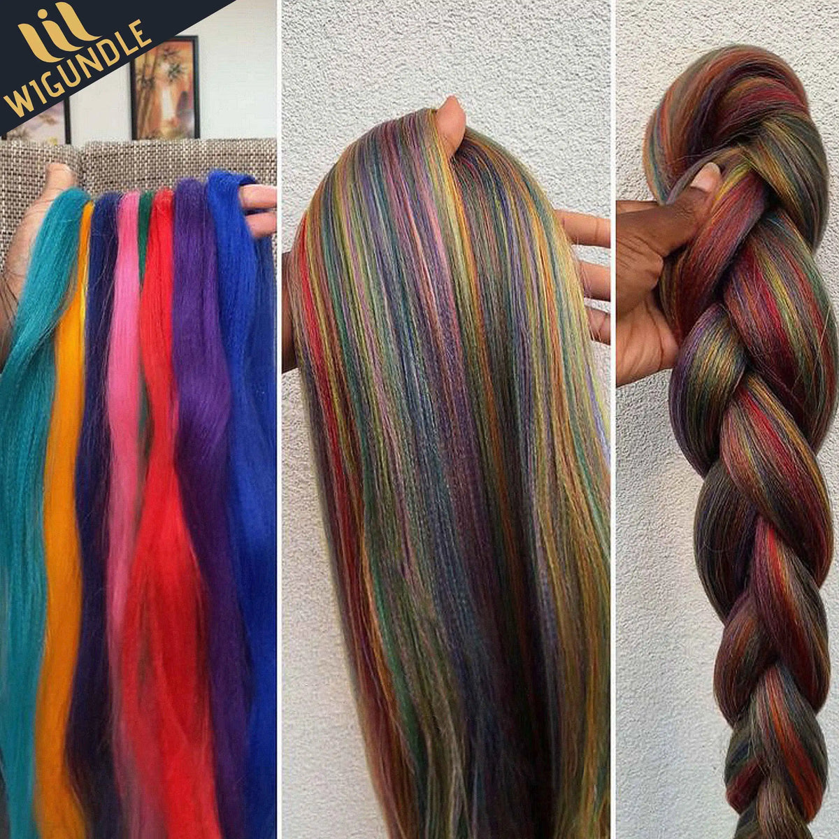 Pre-Stretched Kanekalon Jumbo Braiding Hair Extensions 24"