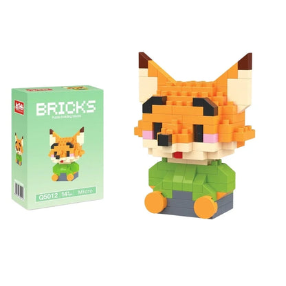 Cartoon Character Mini Building Blocks Set – DIY Brick Figures