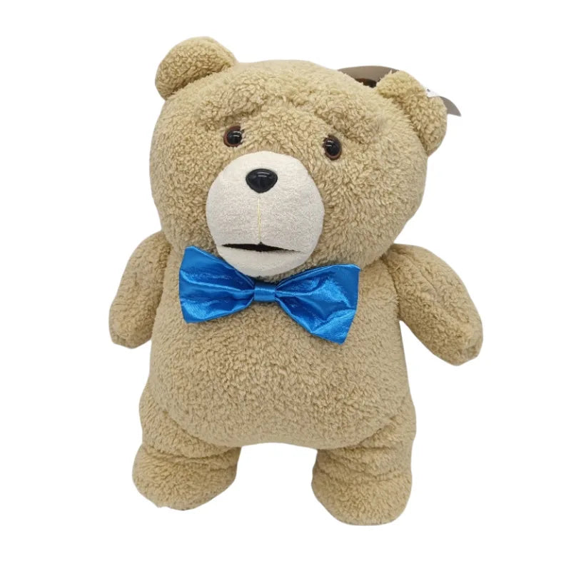 Ted Bear Plush Toy – 48cm Soft Stuffed Animal with Bow Tie