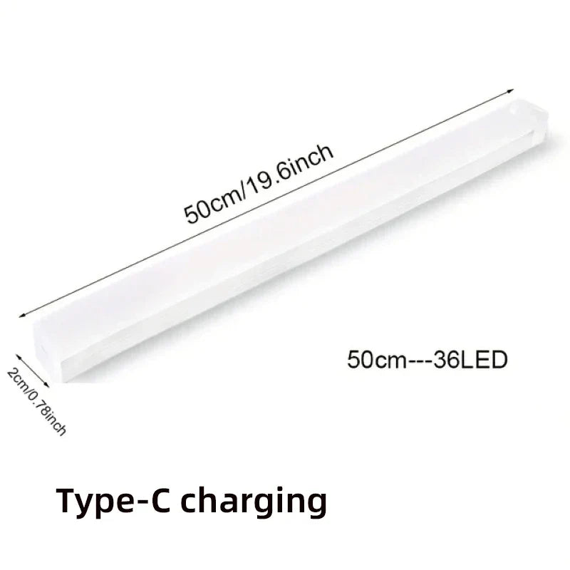 Motion Sensor LED Night Light – USB-C Rechargeable Cabinet Light