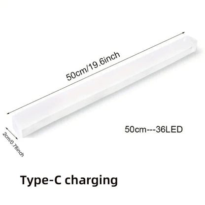 Motion Sensor LED Light Bar – USB-C Rechargeable, 3 Color Modes