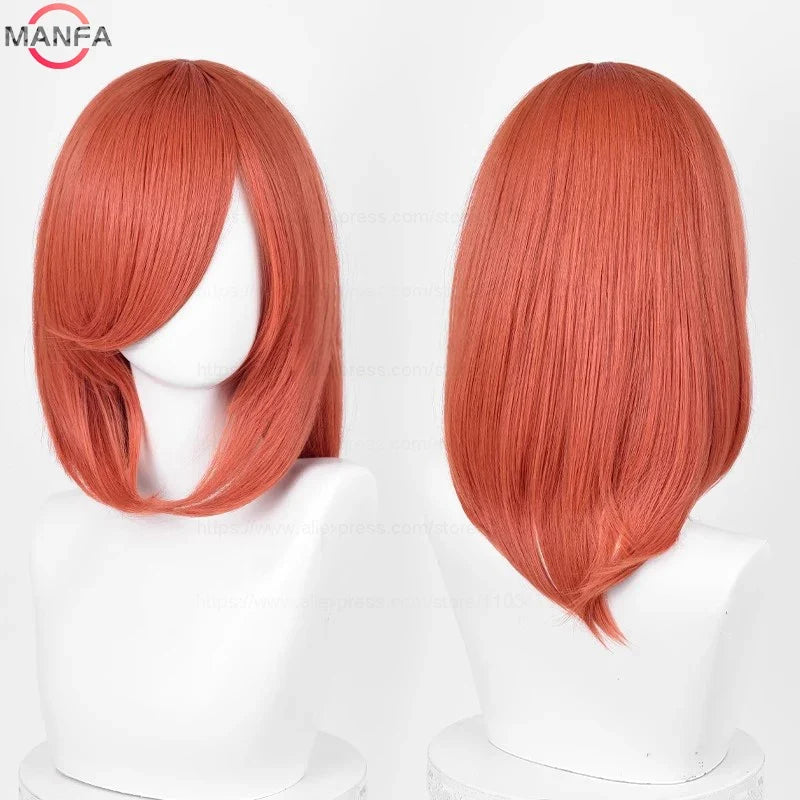 40cm Heat Resistant Anime Cosplay Wig with Bangs
