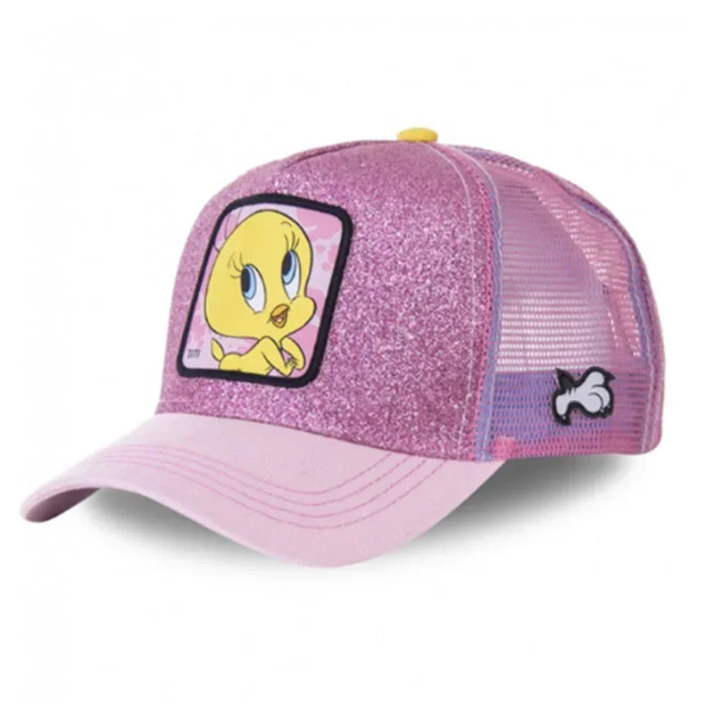 Unisex Anime Cartoon Cotton Trucker Snapback Cap