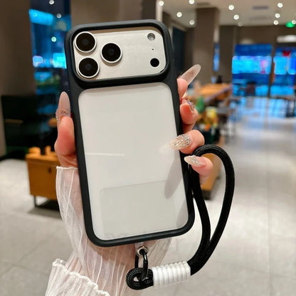 Intelligent Camera Touch Button Crystal Clear iPhone Case