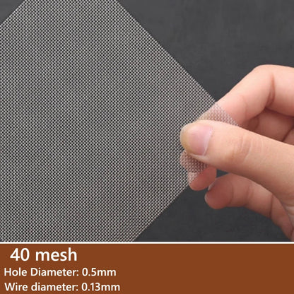304 Stainless Steel Woven Wire Mesh Filter Screen – 4 to 500 Mesh