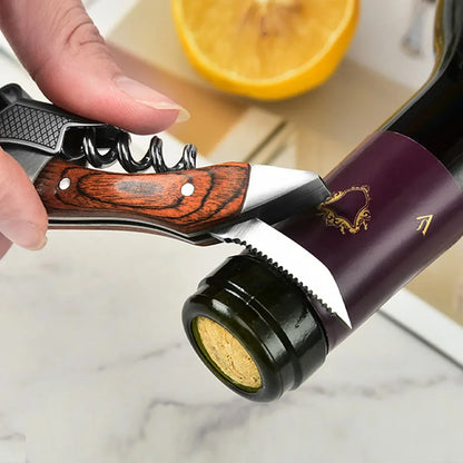 Double Hinged Wine Opener Corkscrew – Bartender Waiter Key