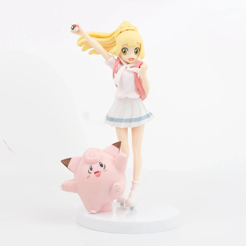 Pokémon Lillie & Clefairy PVC Figure 19cm – First Edition Collectible